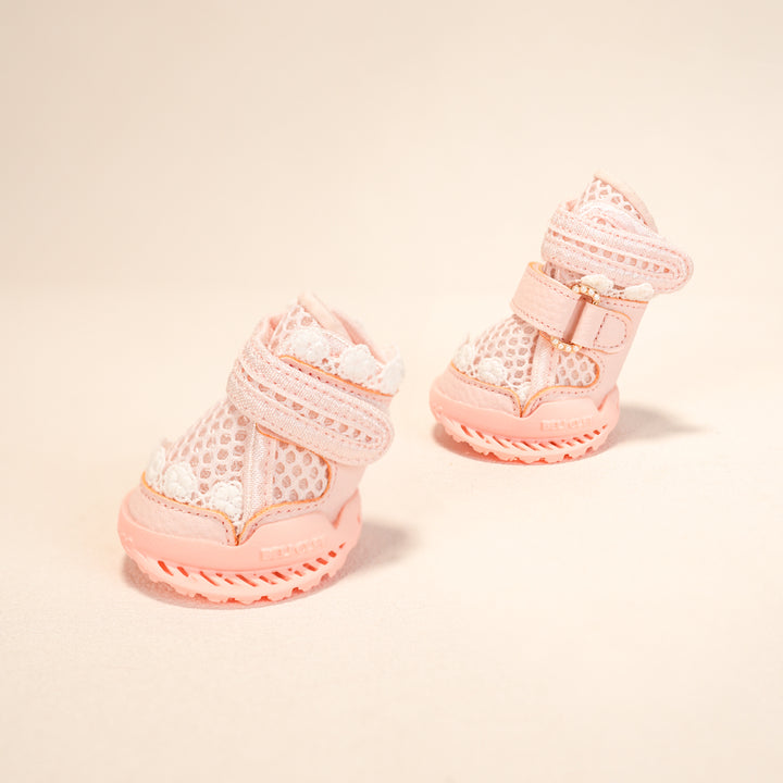 Scarpe traspiranti per cani – Pearl Pink Ballet (2 pezzi)