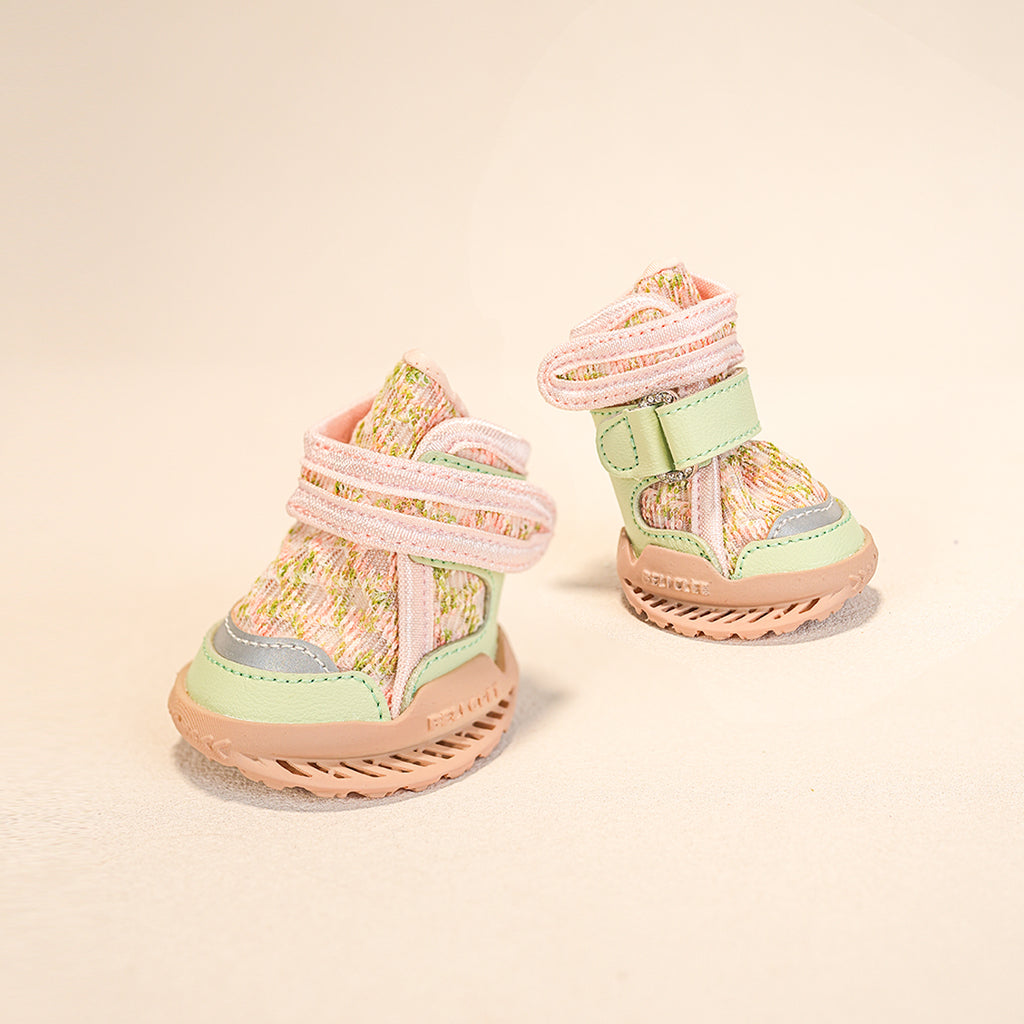 Breathable Dog Shoes – Blooming Meadow — pair