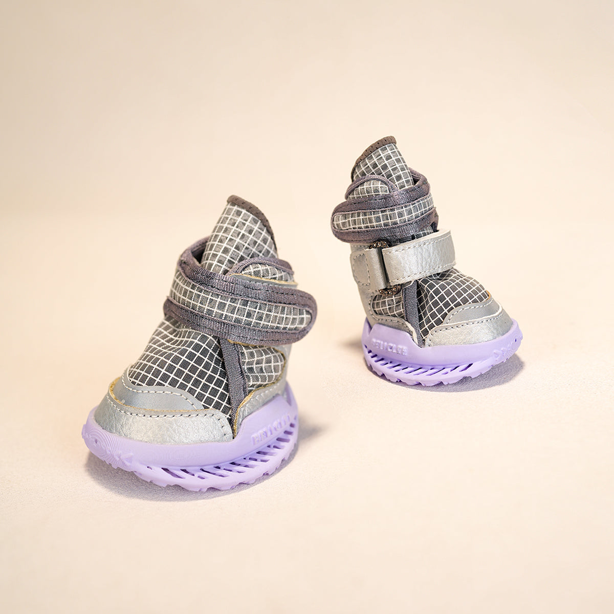 Breathable Dog Shoes – Cosmic Cyber Purple — pair