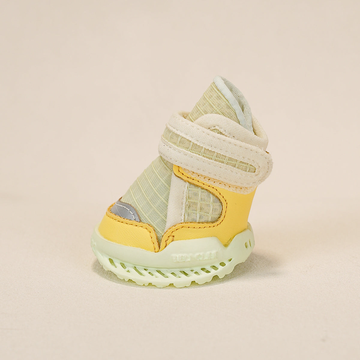 Breathable Dog Shoes – Lemon Fizz Yellow — side view